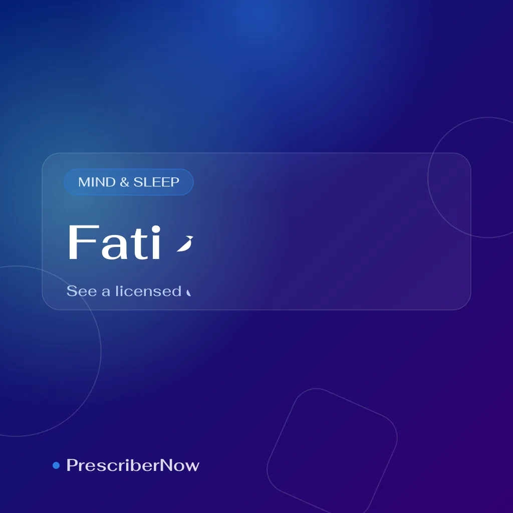 Chronic fatigue