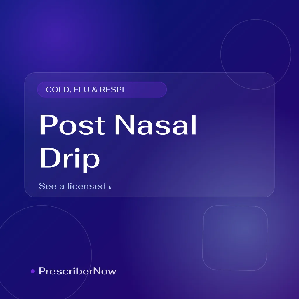 Post-nasal drip